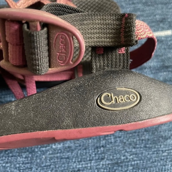 Chaco 6M Vibram Z/1 Classic Pink Brown Sandals - Picture 6 of 8